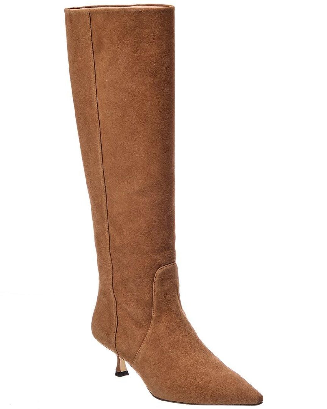Stuart Weitzman Brown Naomi Suede Knee-High Boot