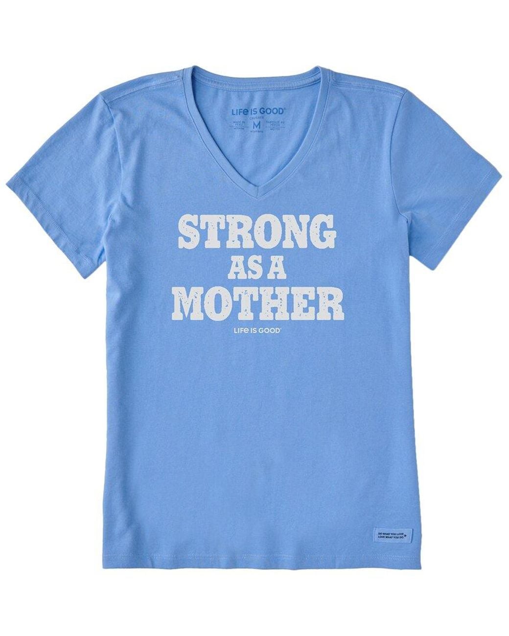 Life Is Good. Blue Crusher V-Neck T-Shirt