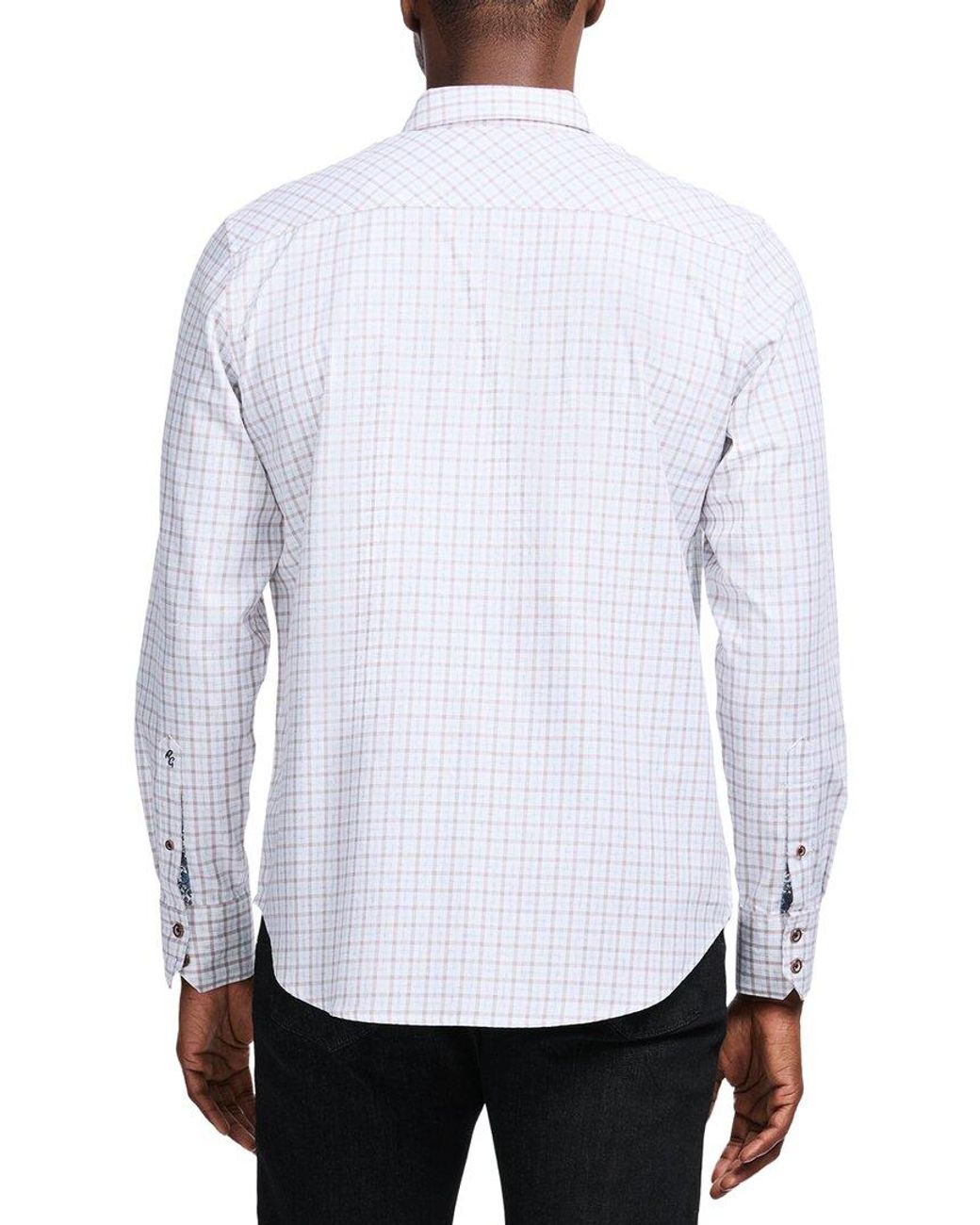 Robert Graham White Darrington Woven Shirt for men