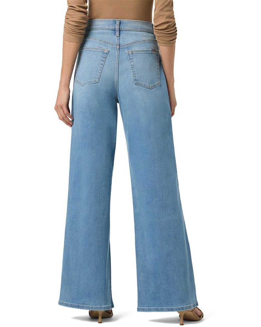 Joe's Jeans Blue Wide Leg Full Length Lesya Jean