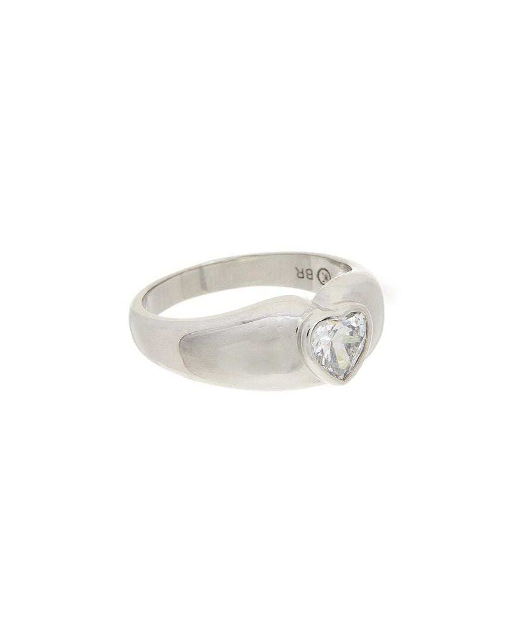 Juvell White 18K Plated Cz Ring