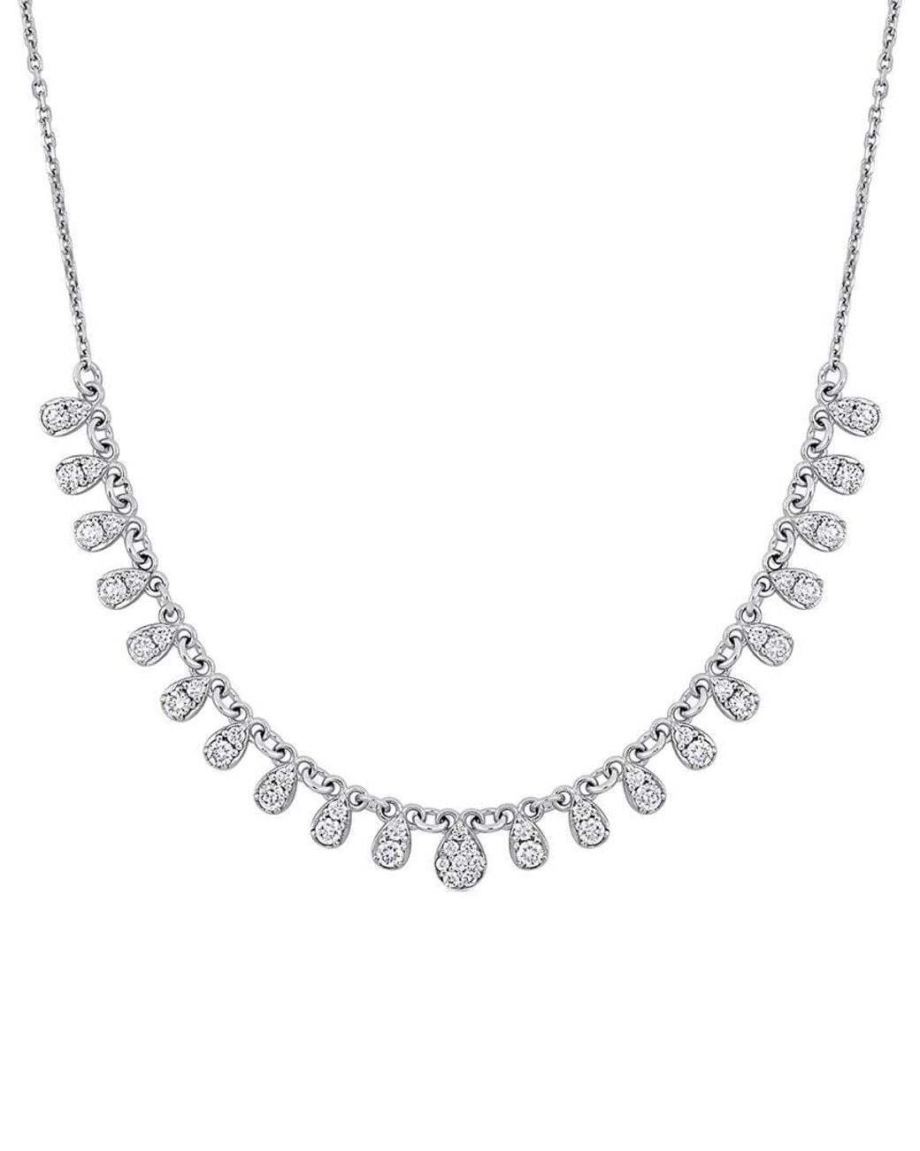 Rina Limor Metallic 14K 0.79 Ct. Tw. Diamond Cocktail Necklace