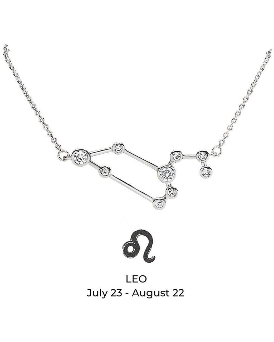 Sterling Forever White Cz When Stars Align' Constellation Necklace