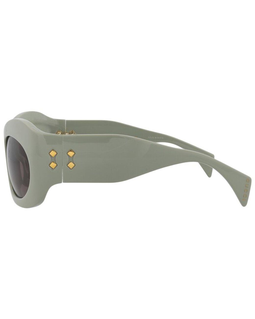 Gucci Gray 55Mm Sunglasses for men