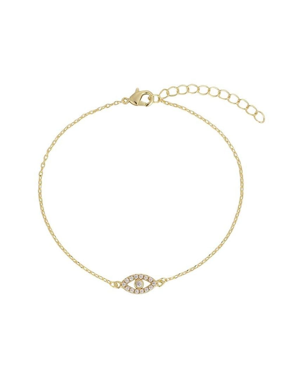 Adornia White 14K Plated Bracelet