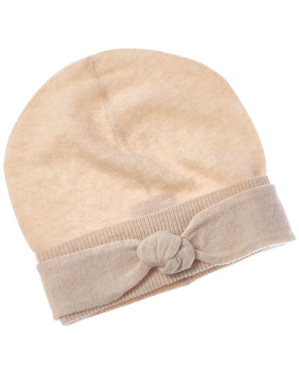 Brodie Cashmere Natural Bow Tie Cashmere Hat