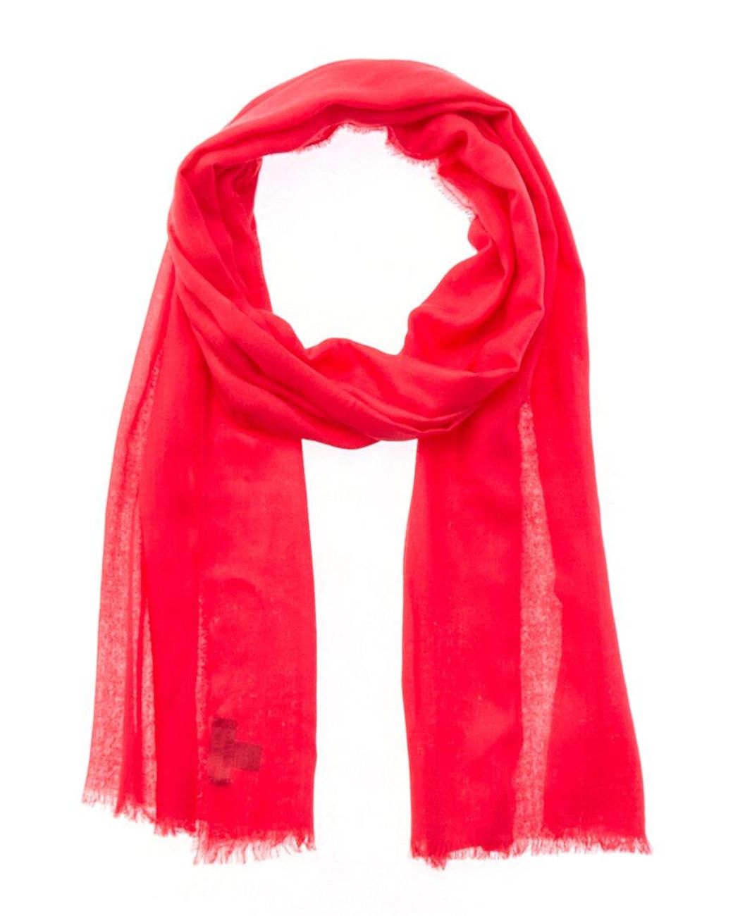 Bruno Magli Pink Cashmere-Blend Scarf
