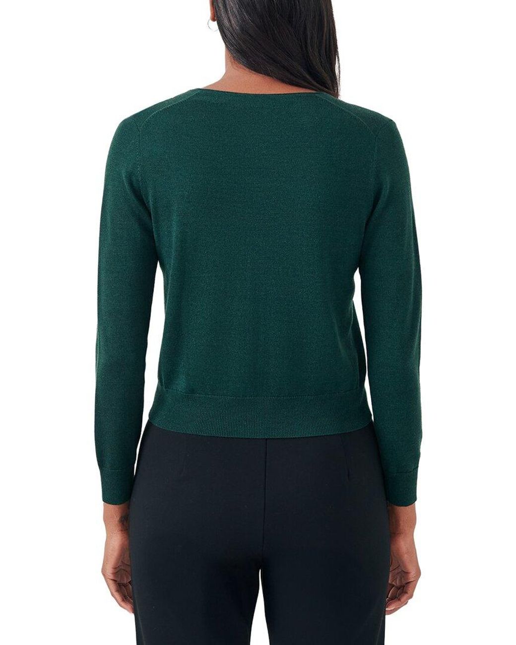 J.McLaughlin Green Olivette Sweater