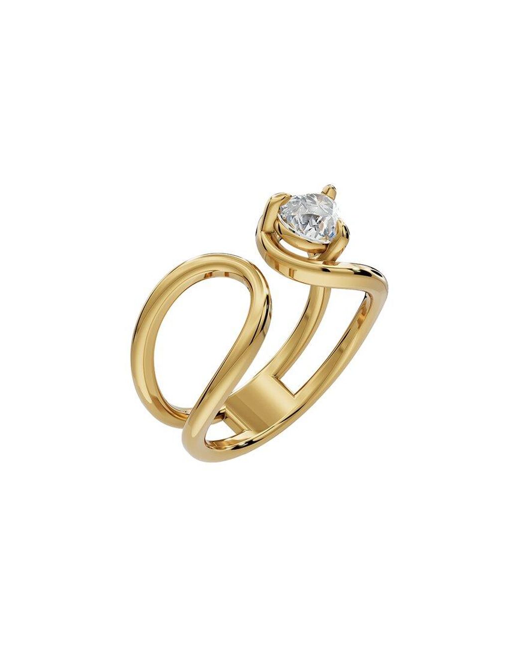 Lab Grown Diamonds Metallic 14K 1.00 Ct. Tw. Lab-Grown Diamond Ring