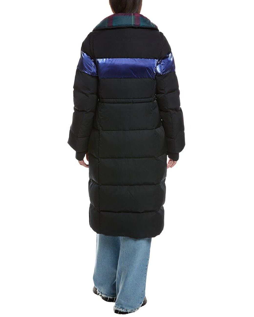 Scotch & Soda Blue Kaatye Core Fit Maxi Puffer Coat
