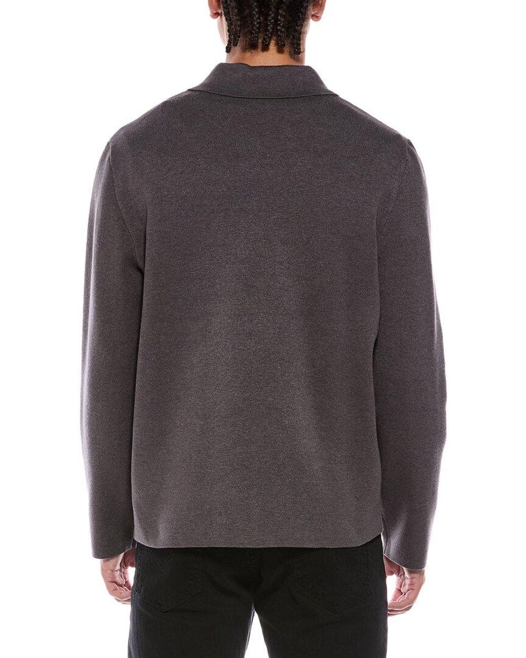 Jason Wu Gray Full Zip Sweater for men