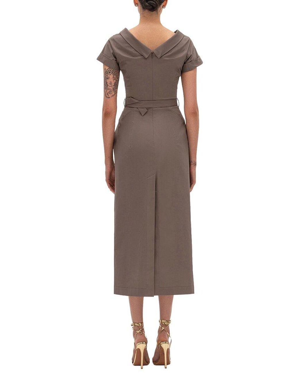 BGL Brown Sheath Dress