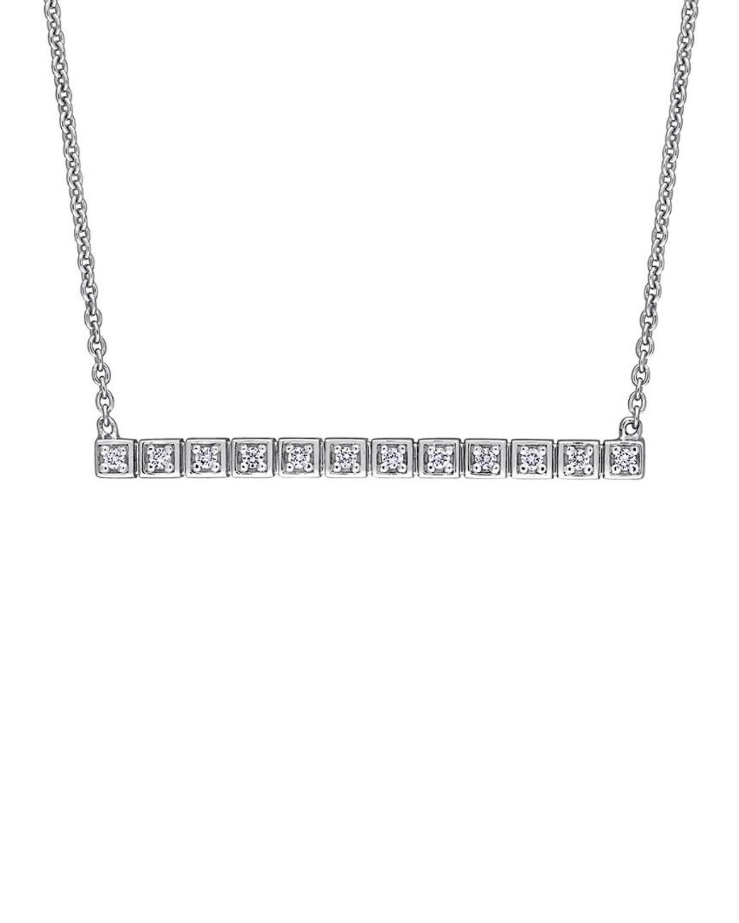 Diamond Select Cuts White 14K 0.10 Ct. Tw. Diamond Necklace