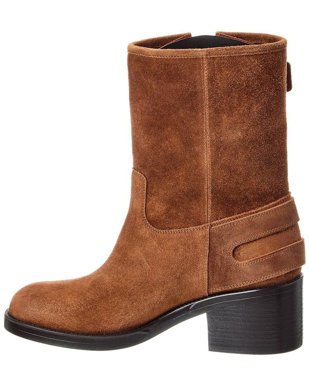 Chloé Brown Dakota Suede Bootie