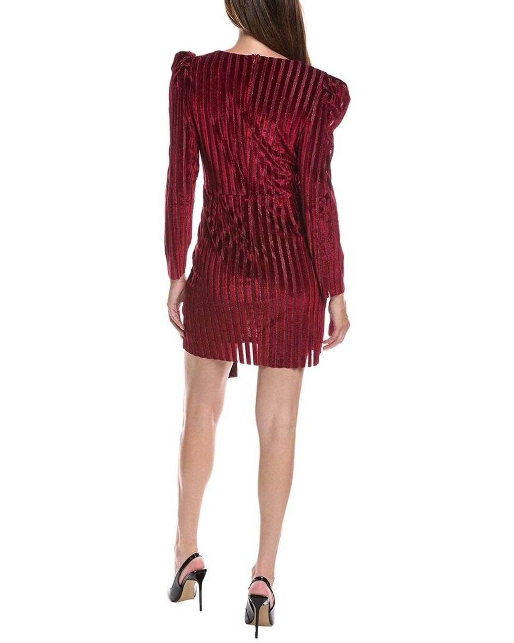 LAYERED WITH LOVE Red Solid Mini Dress