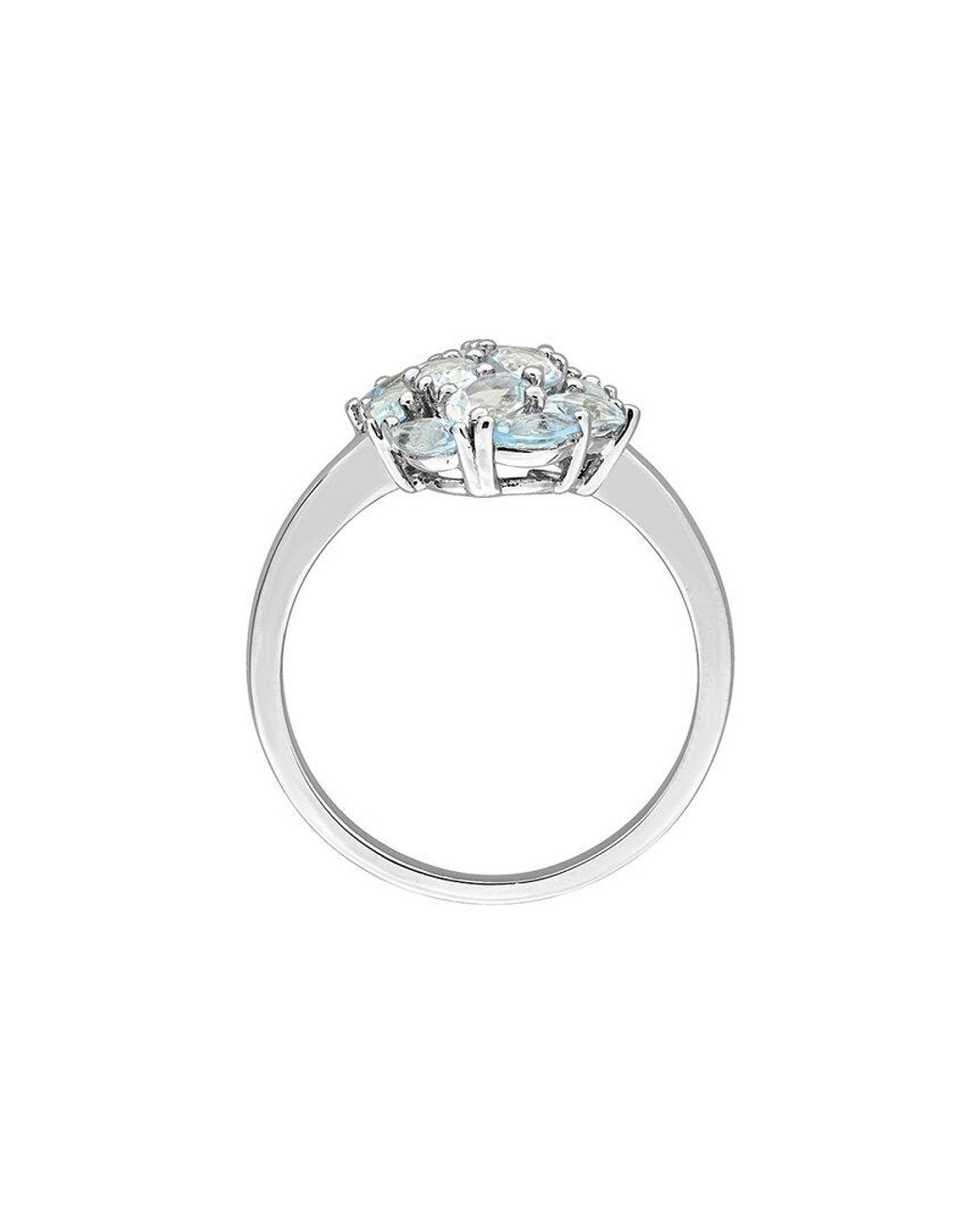 Rina Limor White 2.55 Ct. Tw. Topaz Cocktail Ring
