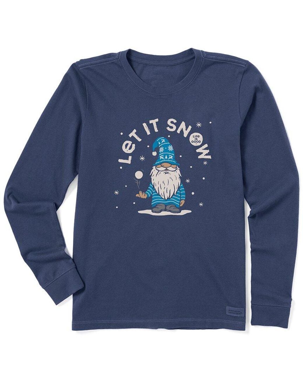 Life Is Good. Blue Crusher T-Shirt