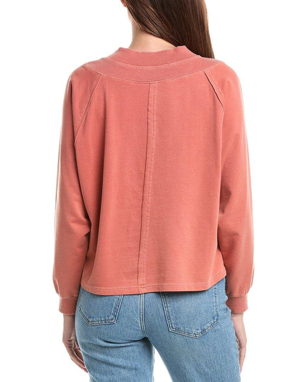 XCVI Red Xenith Pullover