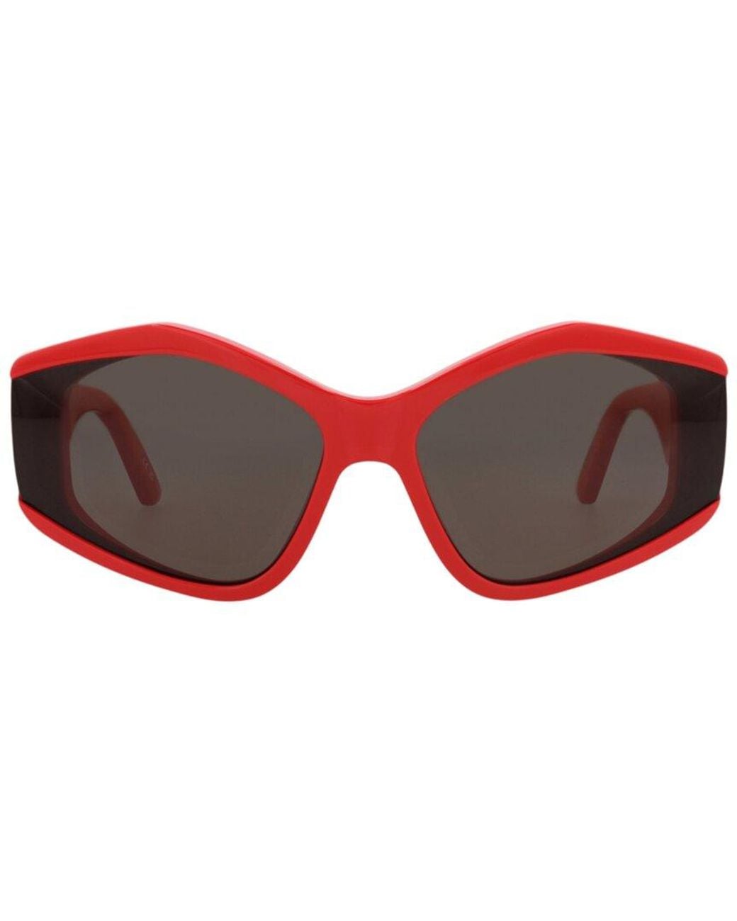 Balenciaga Red Bb0302S 66Mm Sunglasses