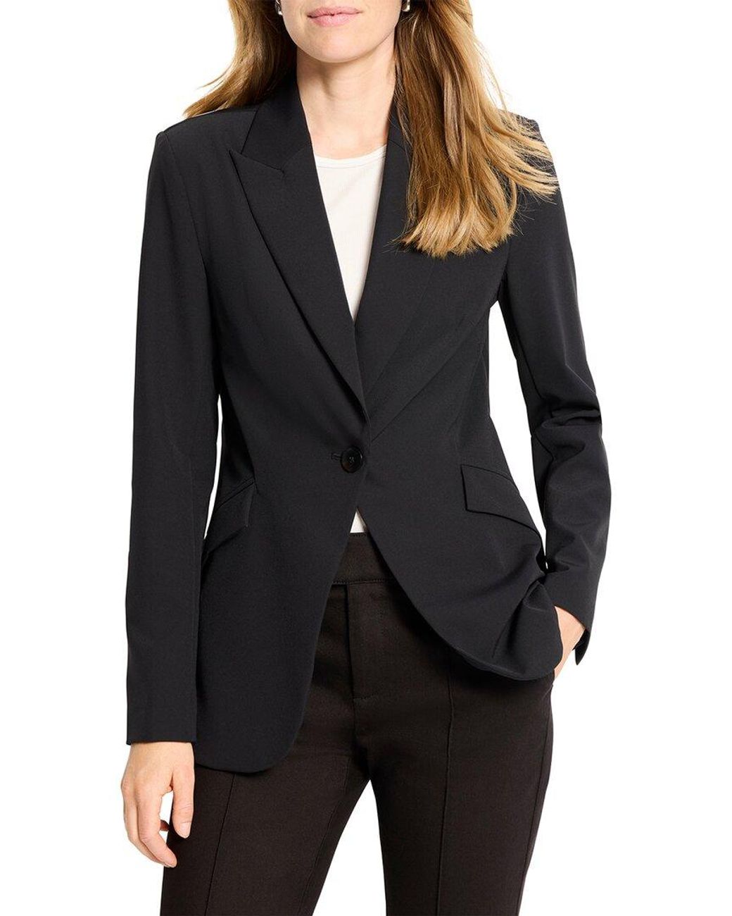 NIC+ZOE Black Femme Contour Blazer