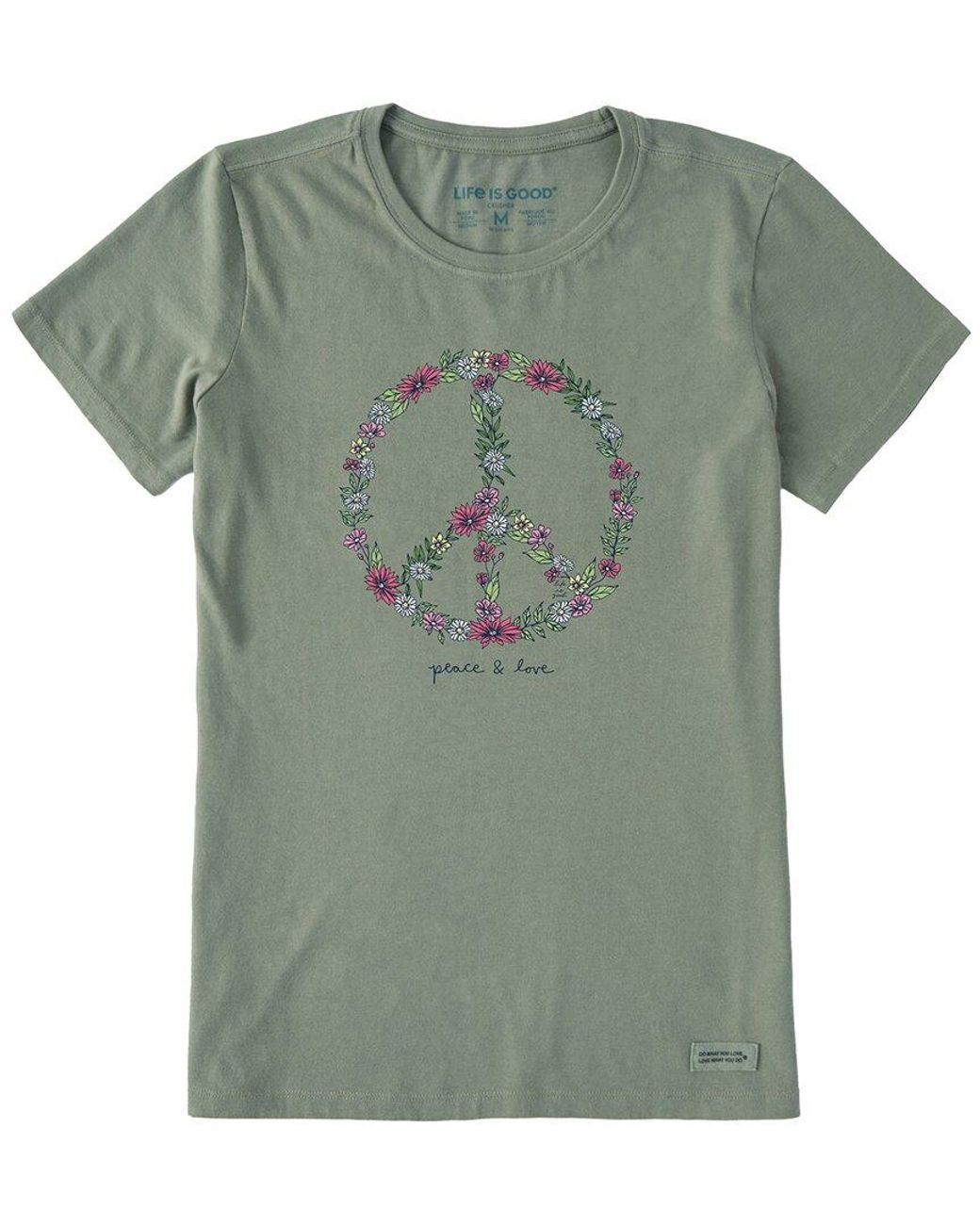 Life Is Good. Green Crusher T-Shirt
