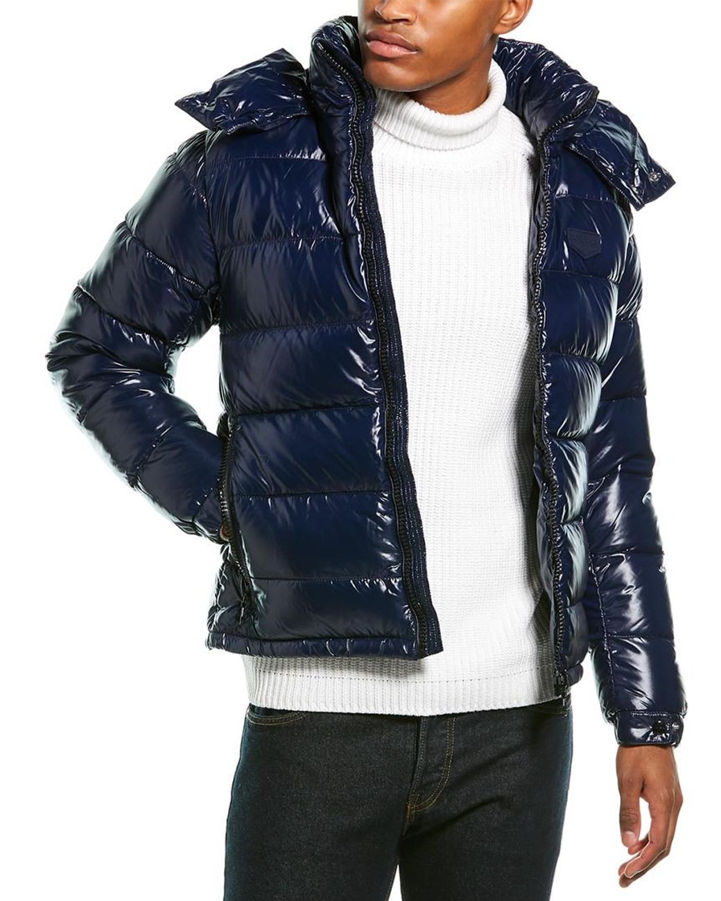 Duvetica Synthetic Puffer Down Jacket in Blue for Men - Lyst