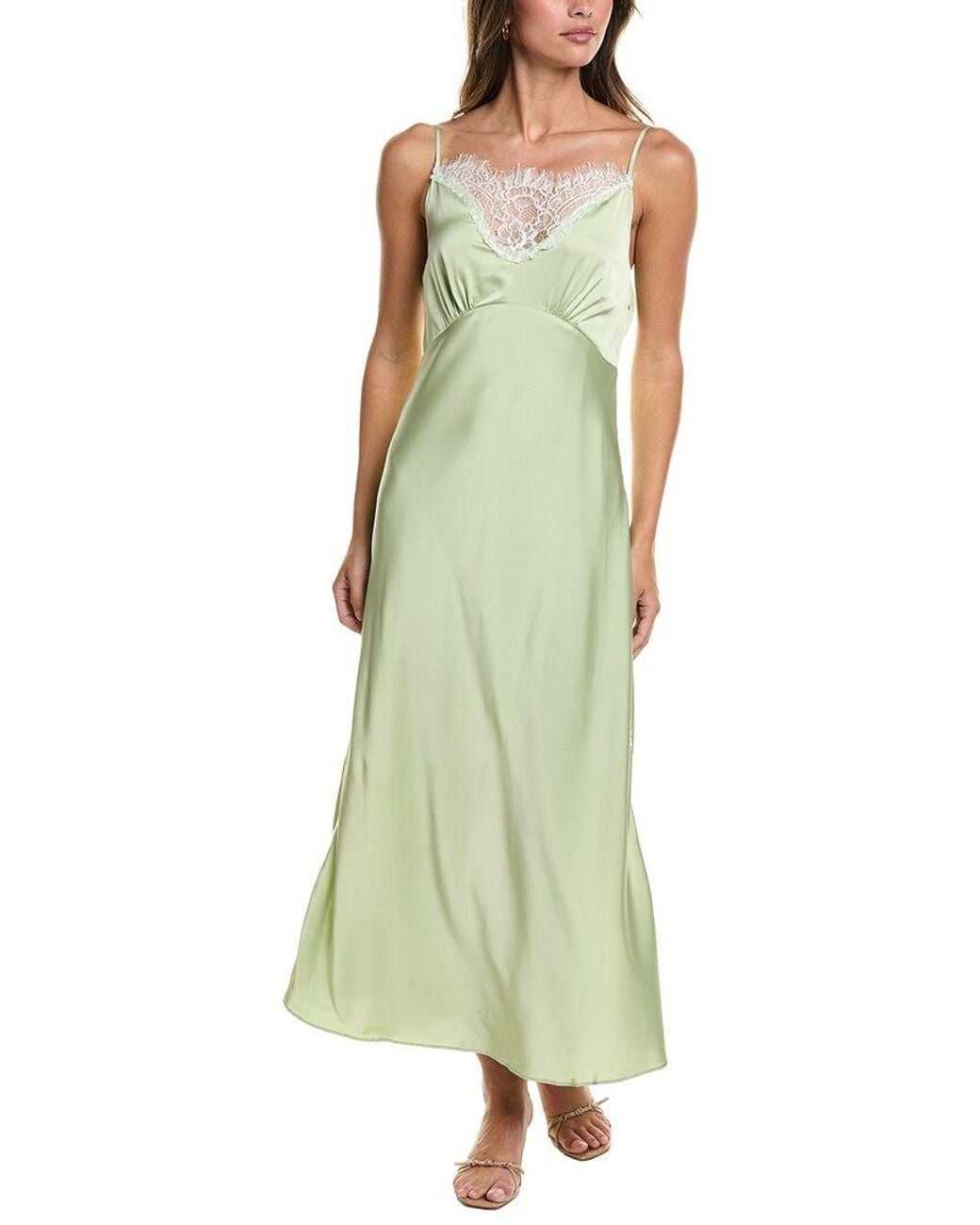 Walter Baker Green Cynthia Maxi Dress
