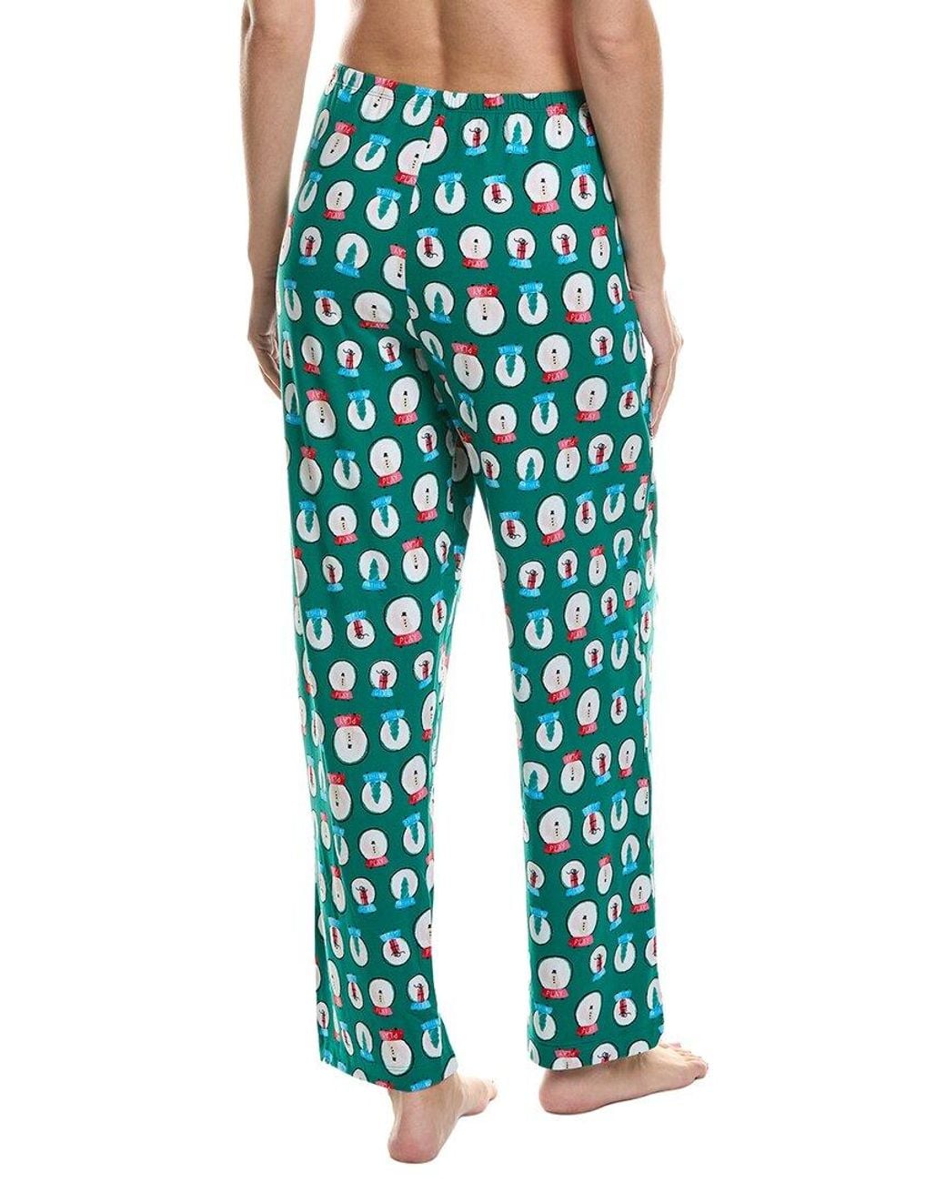 Hue Green Snow Globe Long Pajama Pant