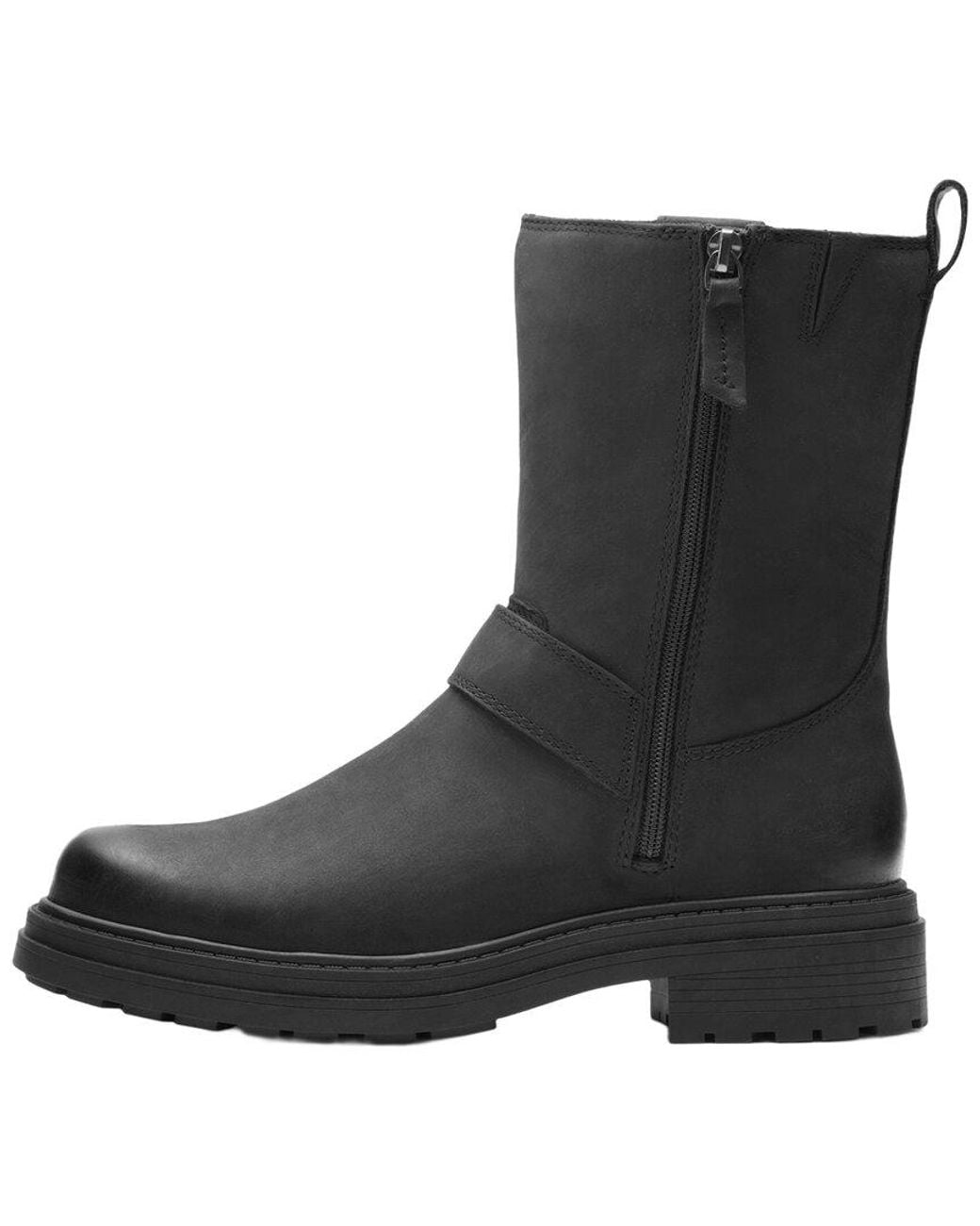 Clarks Black Leather Boot