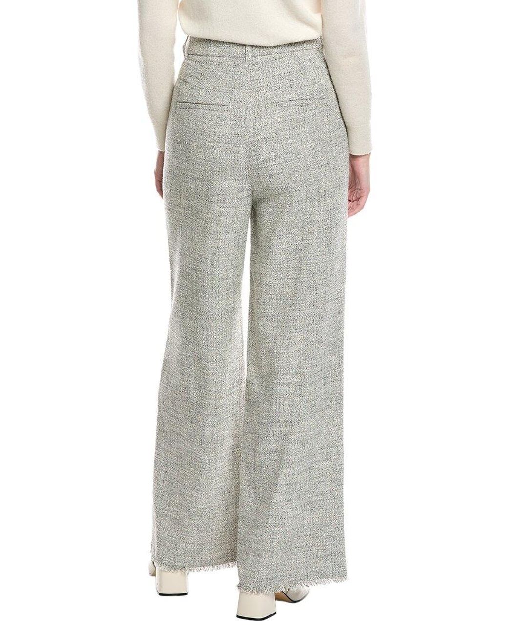 Nanushka Gray Alandra Wide Leg Trouser