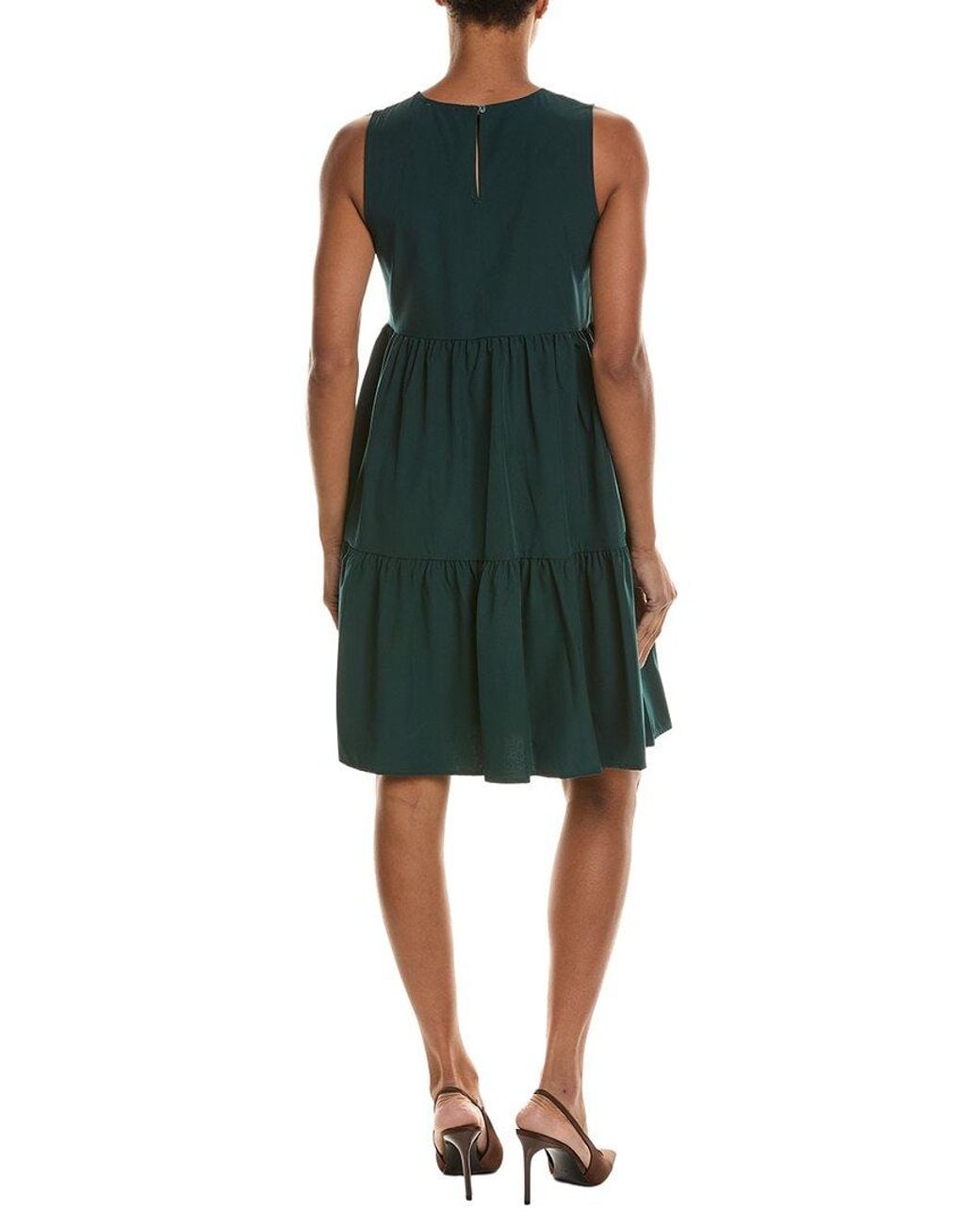 DKNY Green A-Line Dress