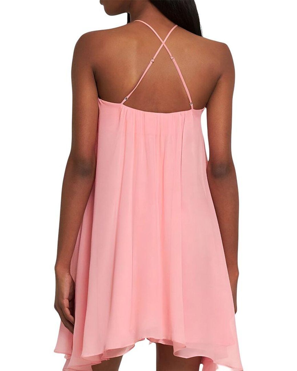 Linda Charm Pink Mini Dress