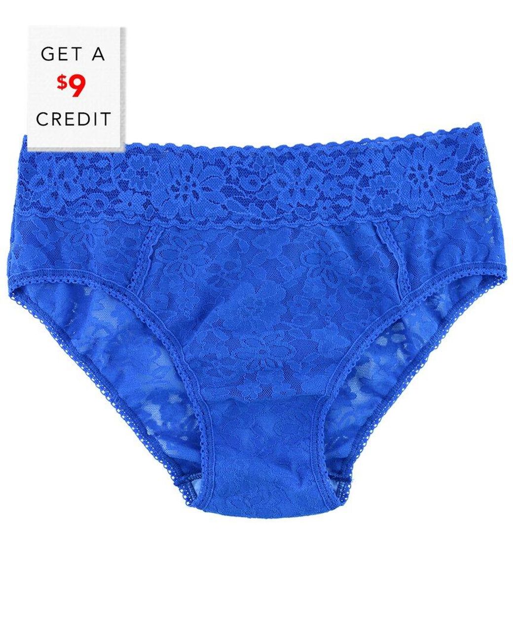 Hanky Panky Daily Cheeky Brief With 85 Credit In Blue Lyst 