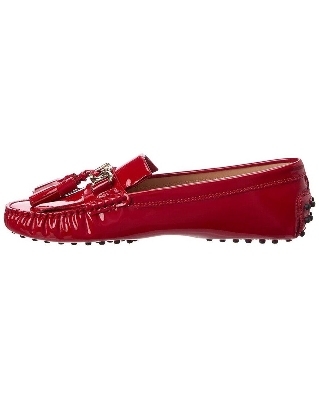 Tod's Red Patent Loafer
