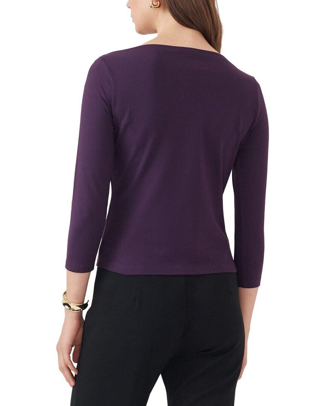J.McLaughlin Purple Natasha Top