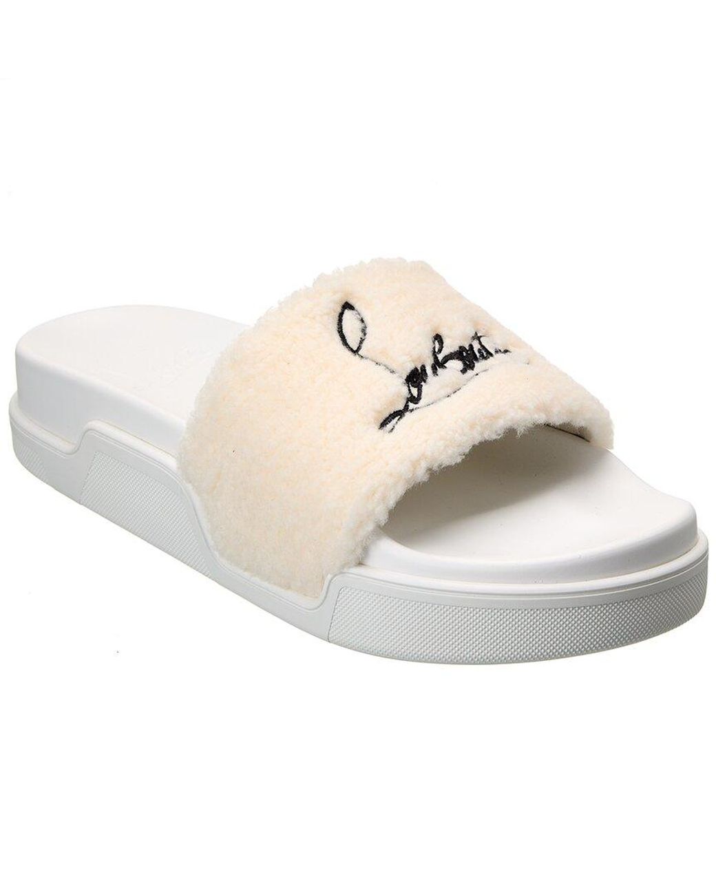 Sandalias Romanas Sandalias Christian Louboutin Navy Pool Hombre