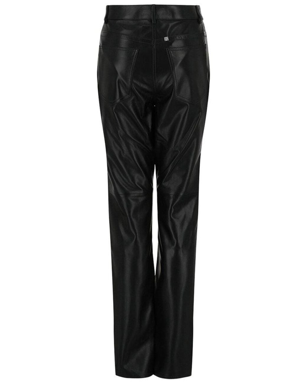 Givenchy Black Split Leather Pant
