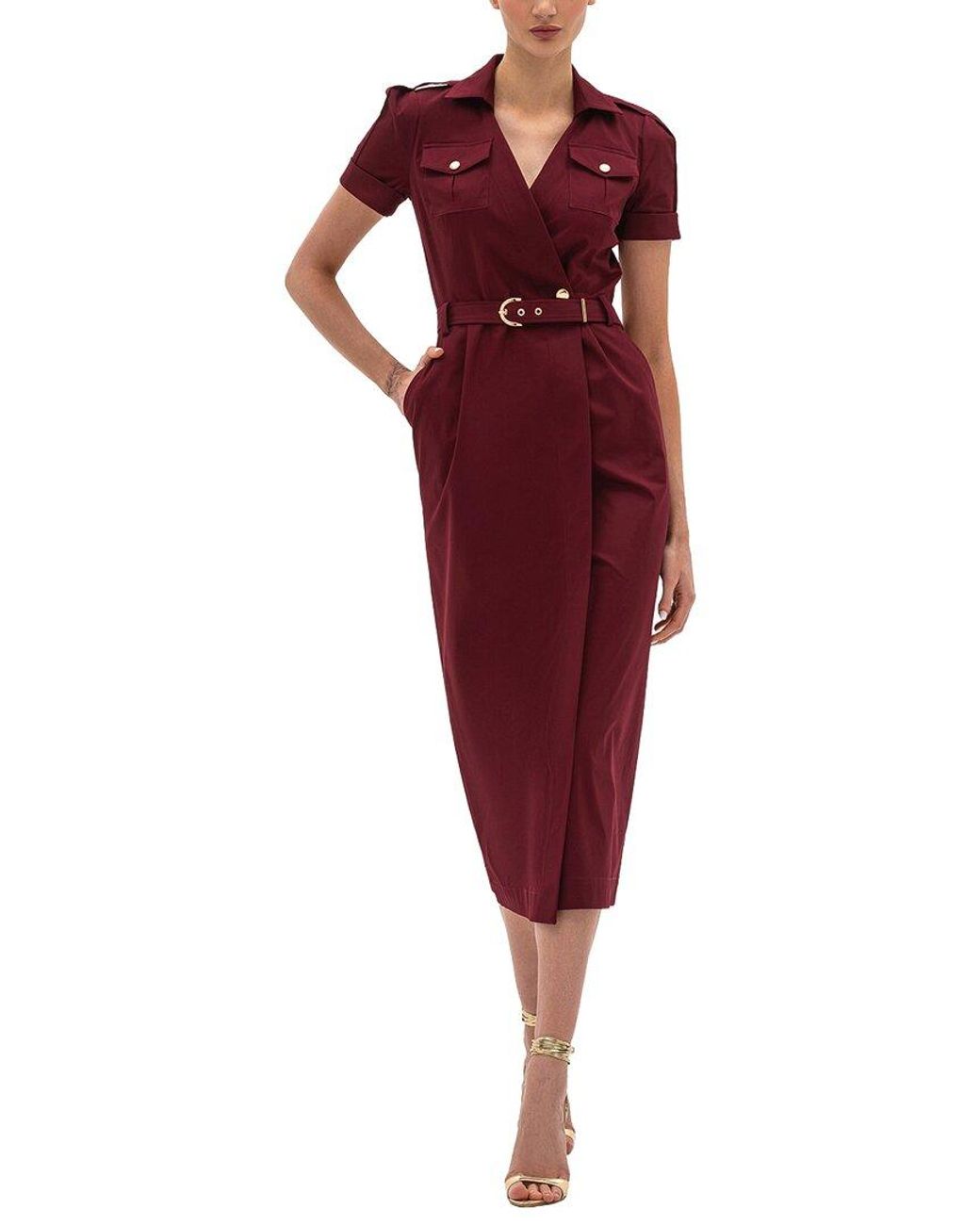 BGL Red Shirtdress