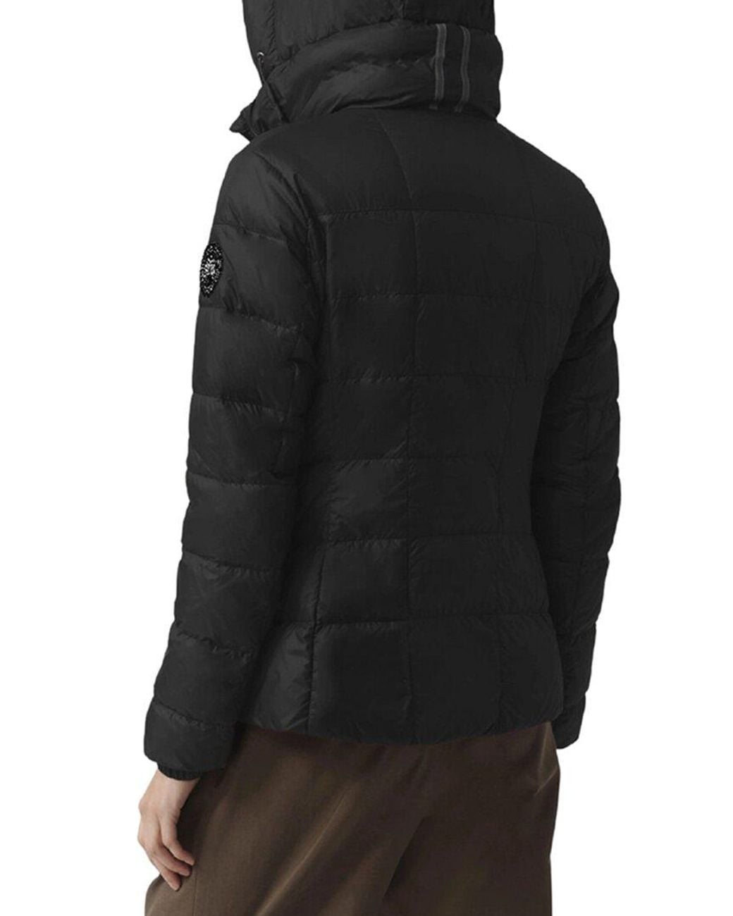 Canada Goose Black Abbott Hoody Label Slim Fit Jacket