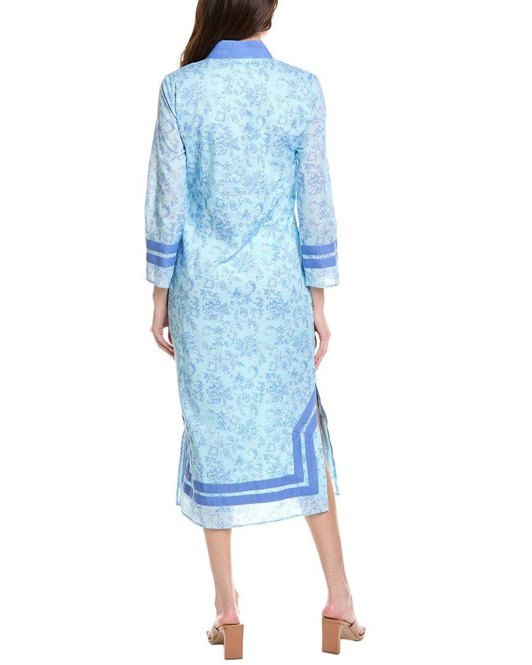 Sail To Sable Blue Midi Dress