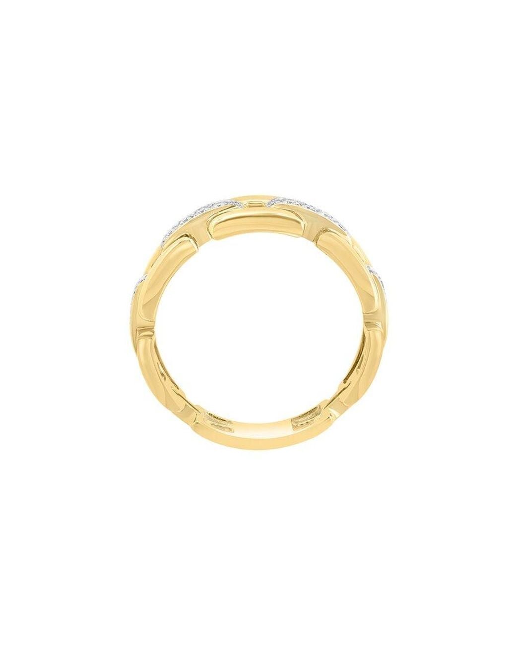 Effy Fine Jewelry Metallic 14K 0.22 Ct. Tw. Diamond Ring