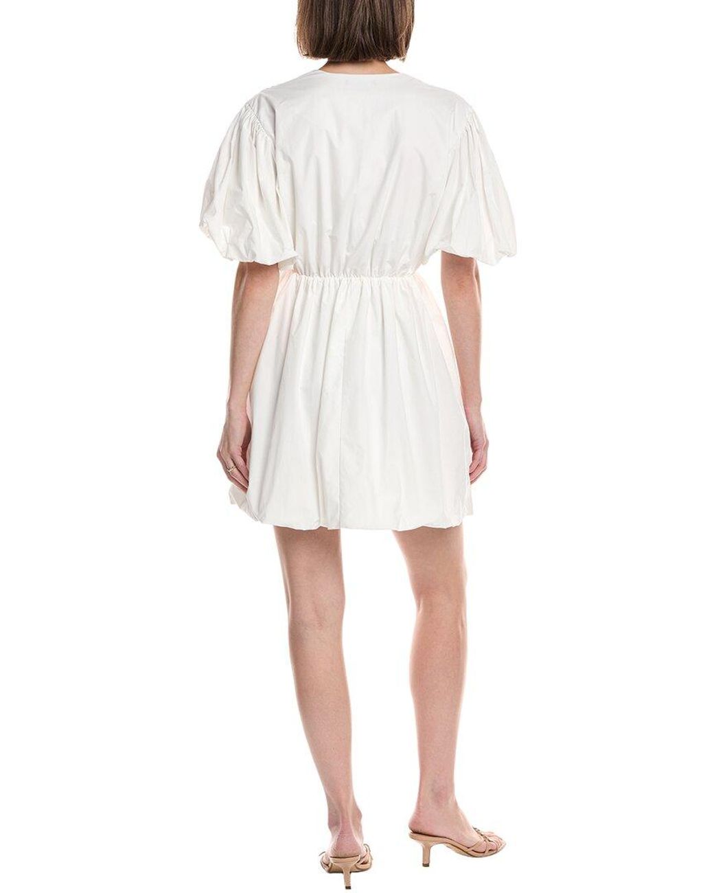 Beulah London White Bubble Mini Dress