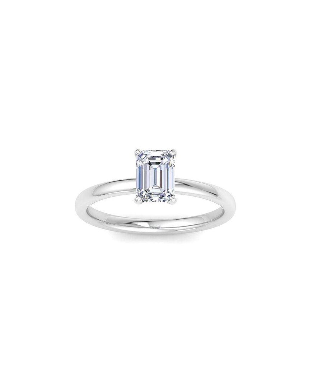 SuperJeweler White 14K 1.00 Ct. Tw. Lab-Grown Diamond Ring