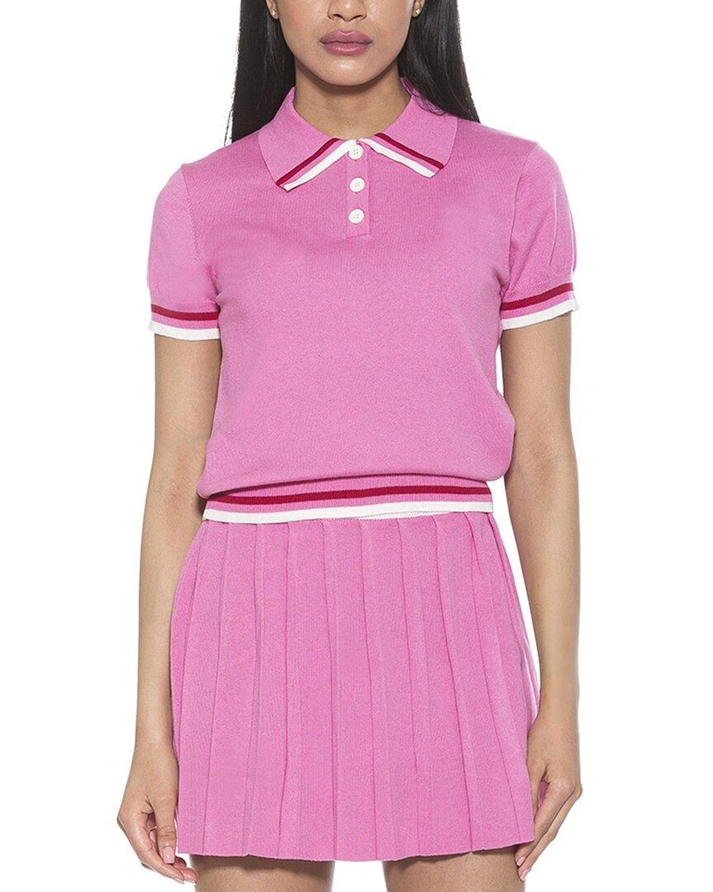 Alexia Admor Pink Serena A Line Skirt