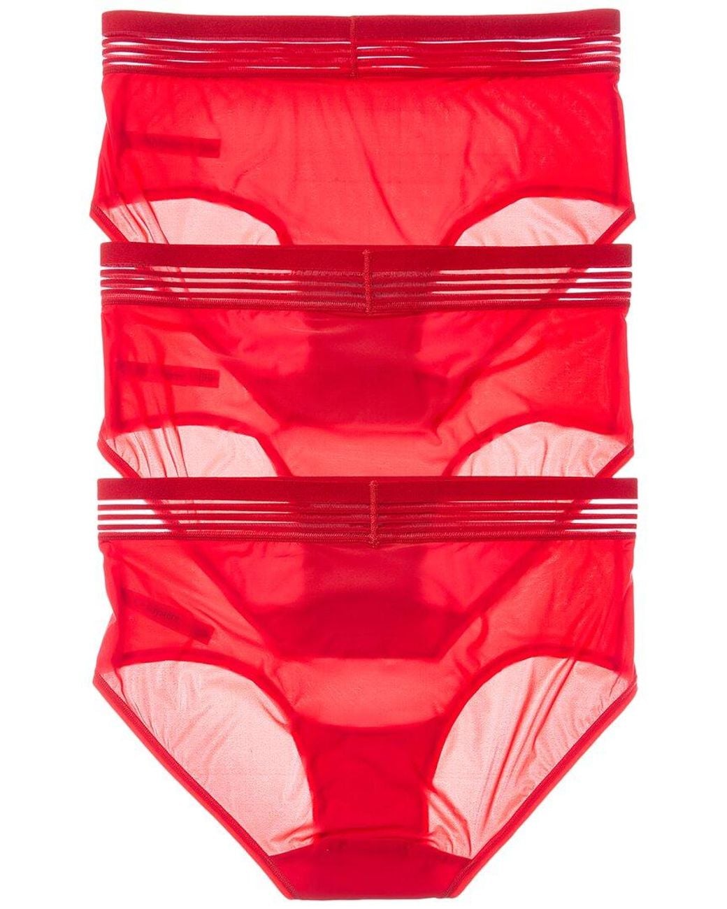 Le Mystere Red 2Pk Second Skin Brief