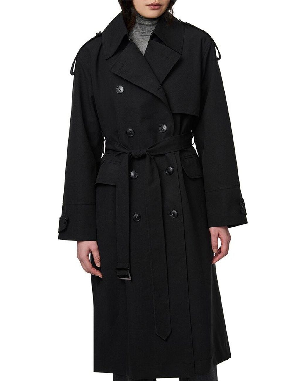 Bernardo Black Long Rain Coat