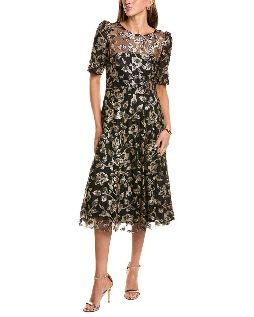 Eliza J Green Midi Dress