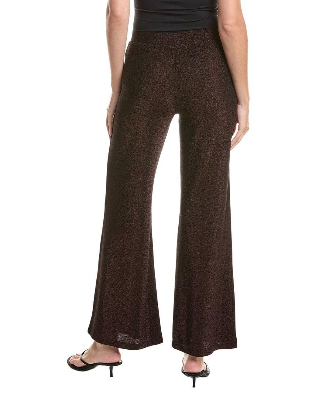 Johnny Was Brown Jenna Metallic Easy Pant