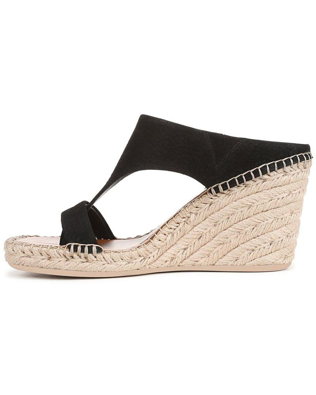 Franco Sarto Black Farren Leather Espadrille