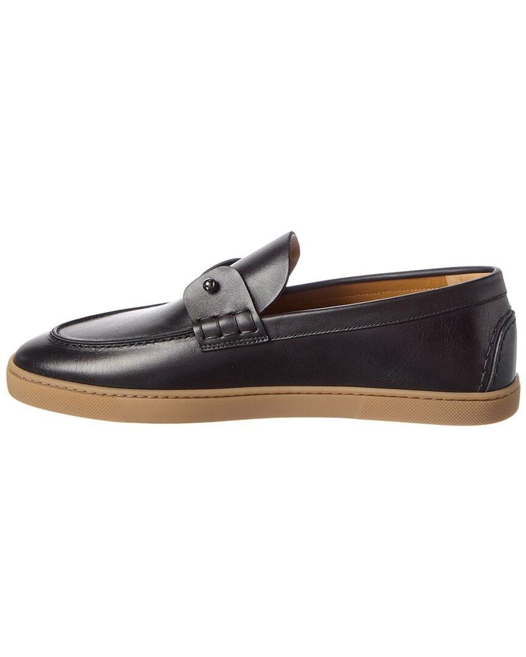 Christian Louboutin Blue Leather Loafer for men